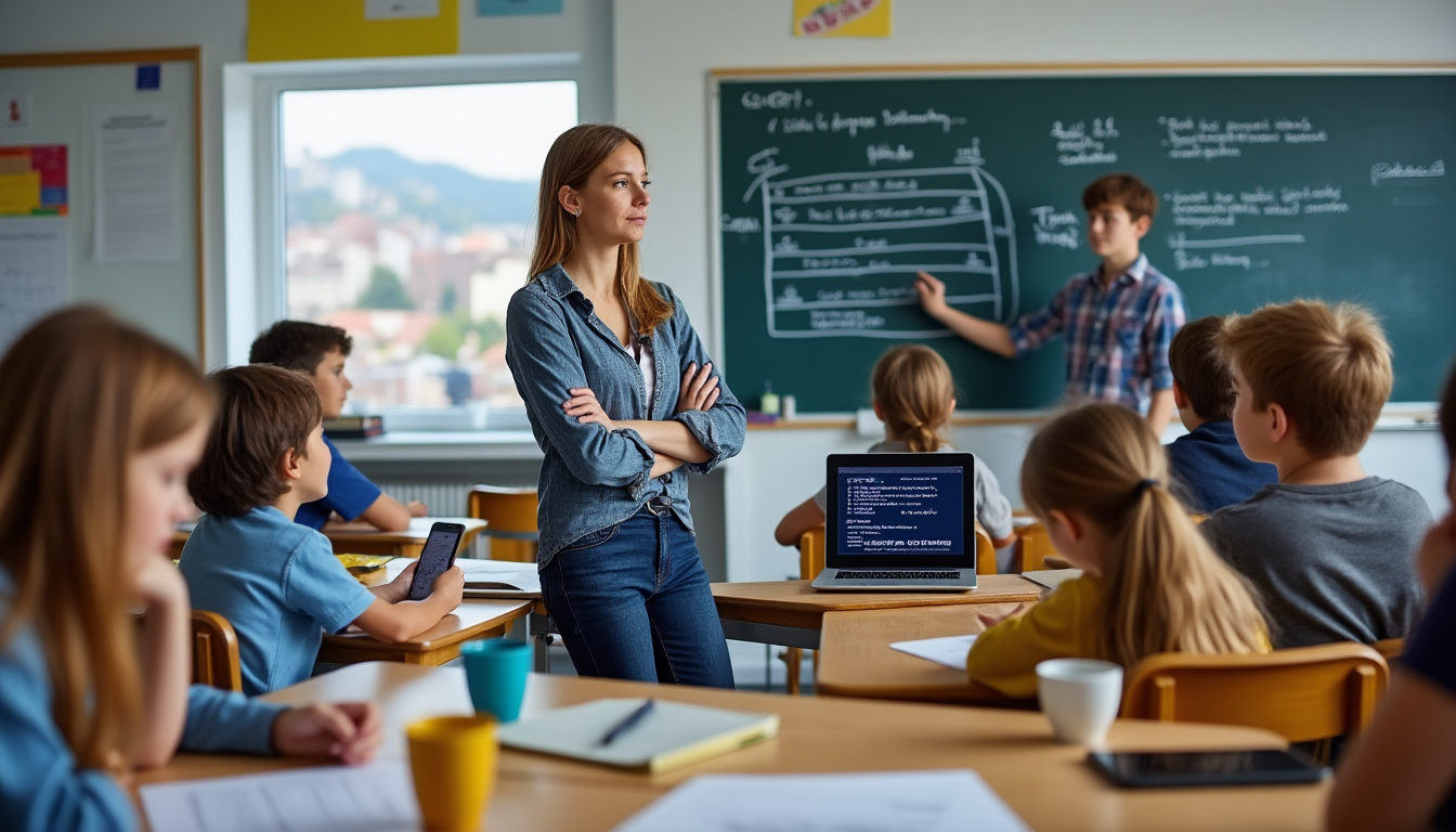 L'intelligence artificielle à l'école : un défi pour les enseignants