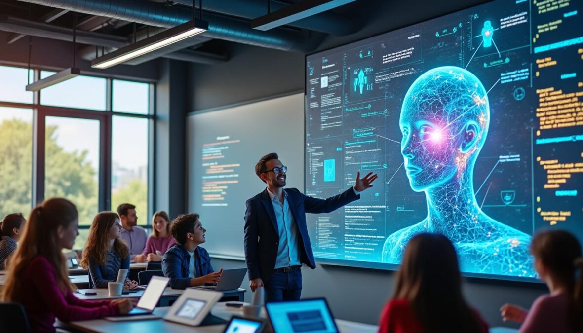 découvrez l'intelligence artificielle de manière simple et progressive grâce à cette capsule éducative spécialement conçue pour les jeunes, pour apprendre facilement les bases et les concepts clés.