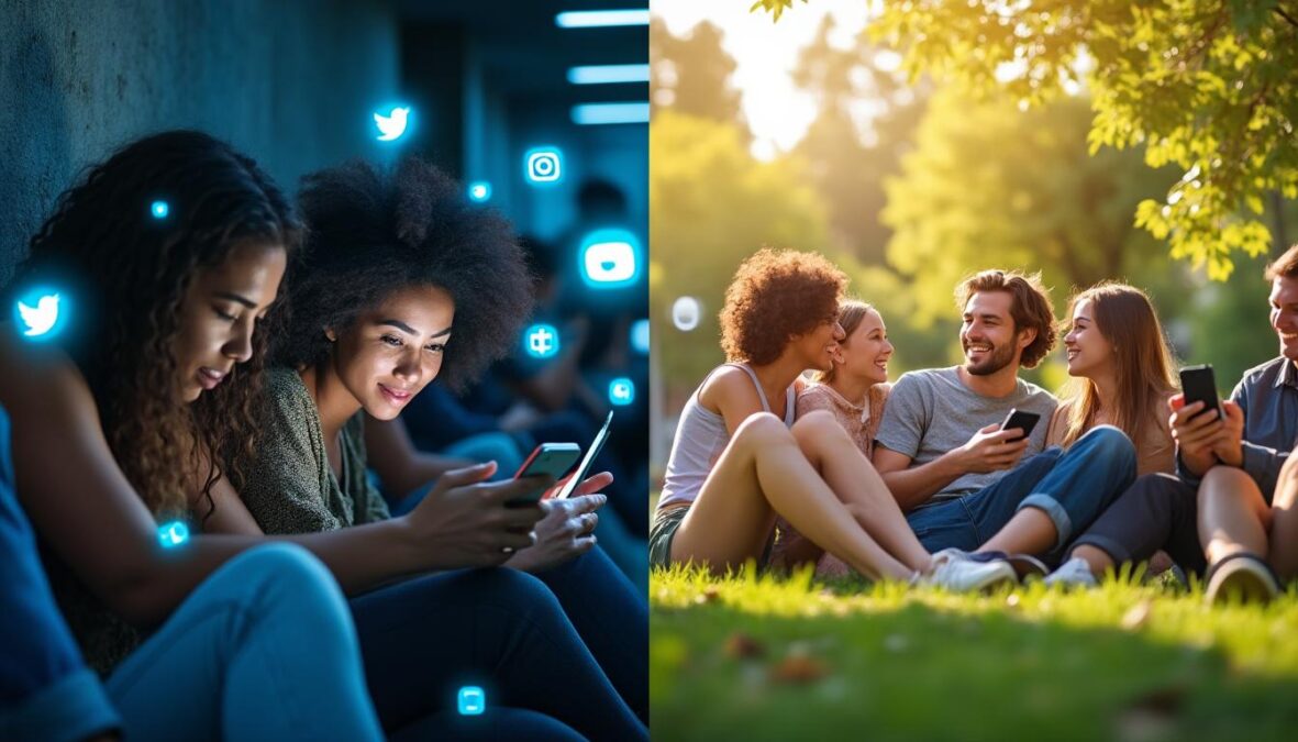 découvrez comment le rapport mondial sur le bonheur révèle l'impact négatif des réseaux sociaux sur notre bien-être mental et émotionnel.