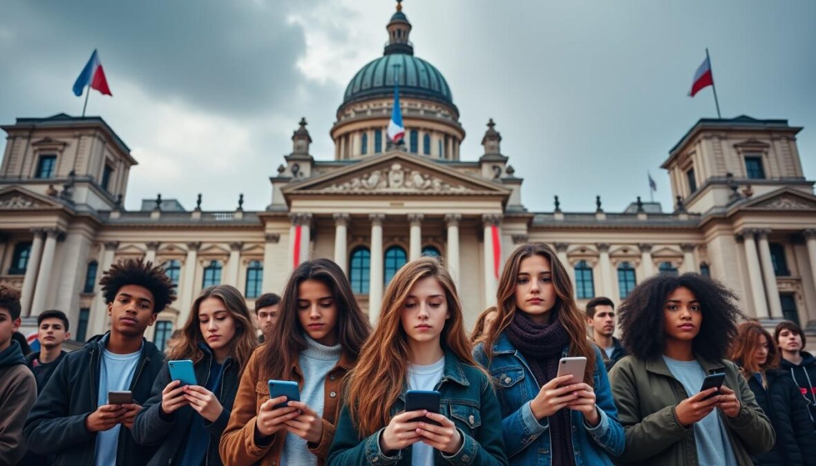 le sénat étudie un projet de loi visant à interdire l'accès aux réseaux sociaux aux moins de 15 ans pour protéger les jeunes utilisateurs.