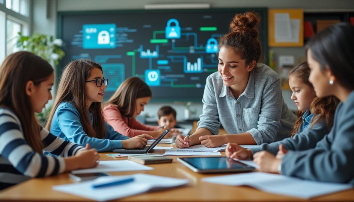 découvrez comment l'intelligence artificielle transforme l'éducation, ses avantages pédagogiques ainsi que les enjeux liés à la protection des données personnelles dans les écoles.
