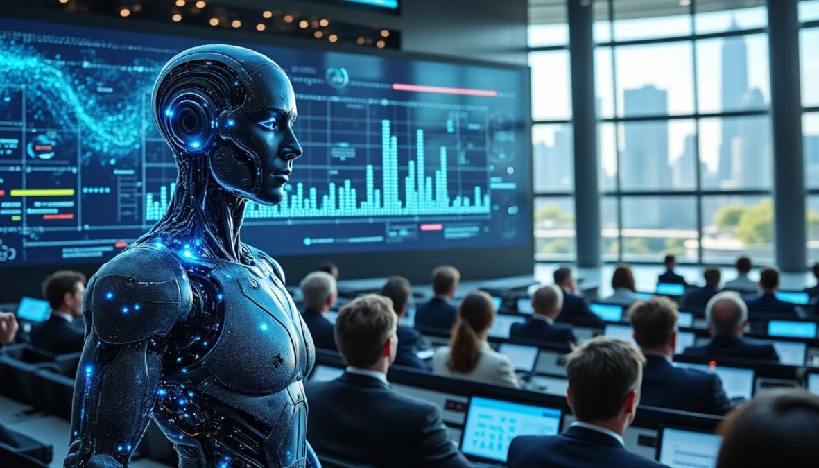 découvrez comment l'intelligence artificielle transforme la politique avec 'un œil sur demain' et explorez l'idée d'un avatar député au parlement pour révolutionner la démocratie.