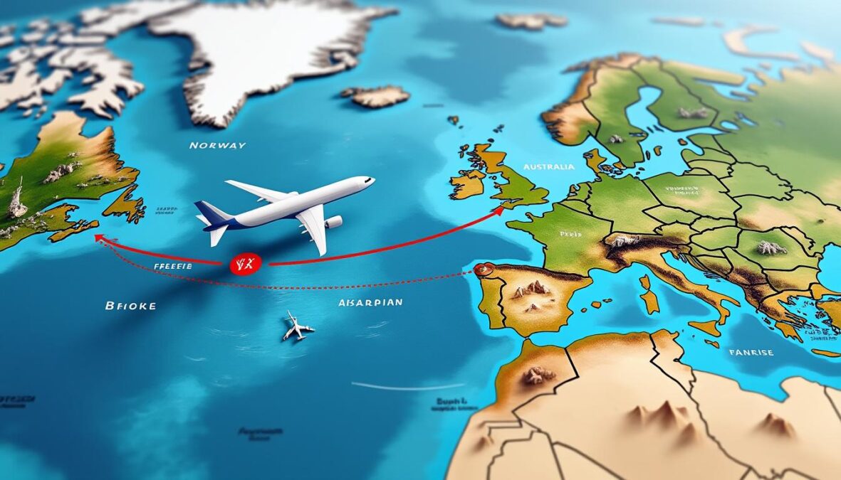 découvrez à travers cette infographie les pays, de la norvège à l'australie en passant par la france, qui envisagent de mettre en place des interdictions liées aux voyages autour du monde.