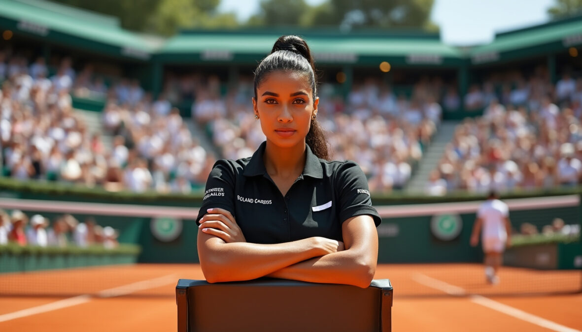 découvrez ana carvalho, l'arbitre de chaise de roland-garros qui fait sensation sur les réseaux sociaux, alliant passion et autorité sur le court.