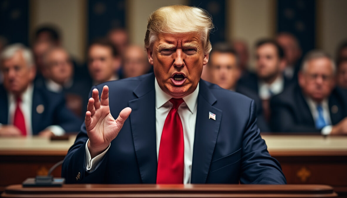 donald trump dénonce fermement les parlementaires américains qu'il accuse d'un vote « antipatriotique », suscitant un vif débat politique aux états-unis.