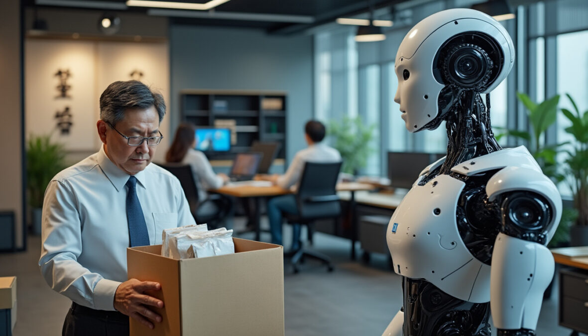 une société chinoise sanctionnée pour avoir remplacé un salarié par une intelligence artificielle, soulevant des questions éthiques et juridiques sur l'impact de l'ia dans le monde du travail.