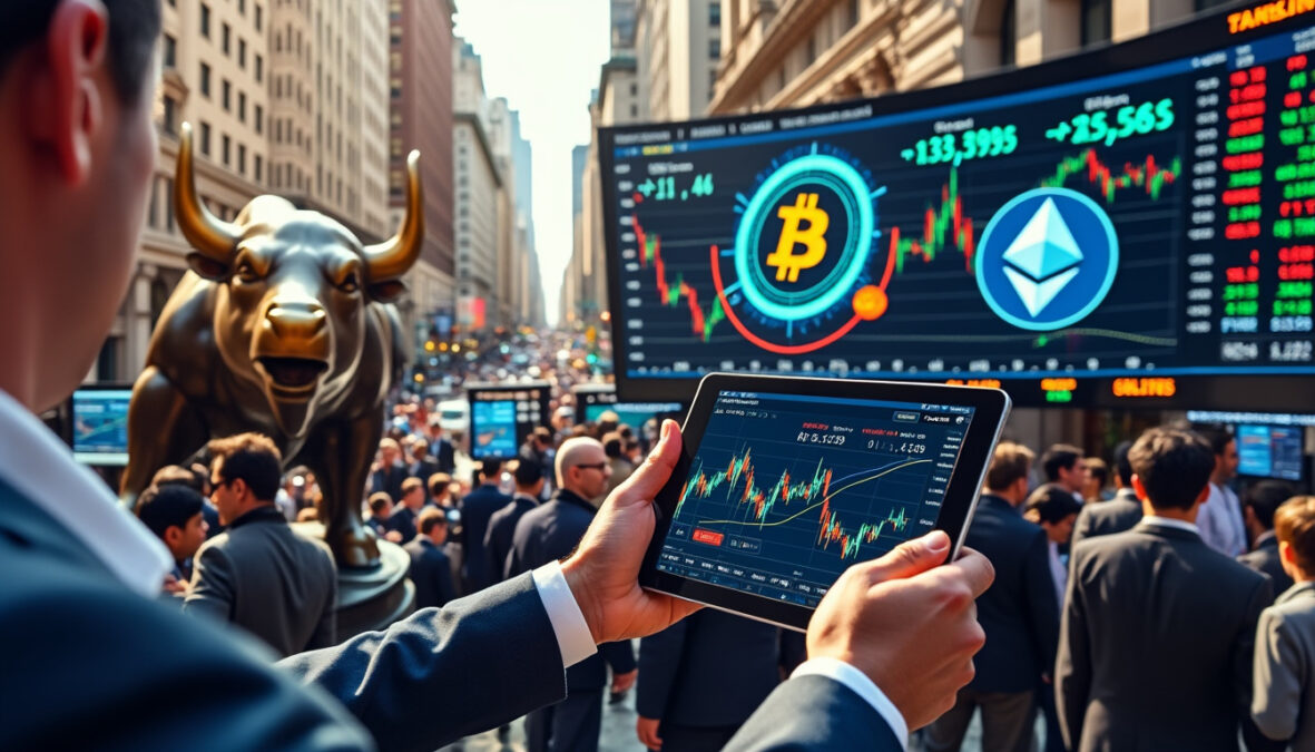 découvrez comment l'ouverture de wall street à la crypto révolutionne le trading avec les actions tokenisées, qui atteignent un nouveau record historique.