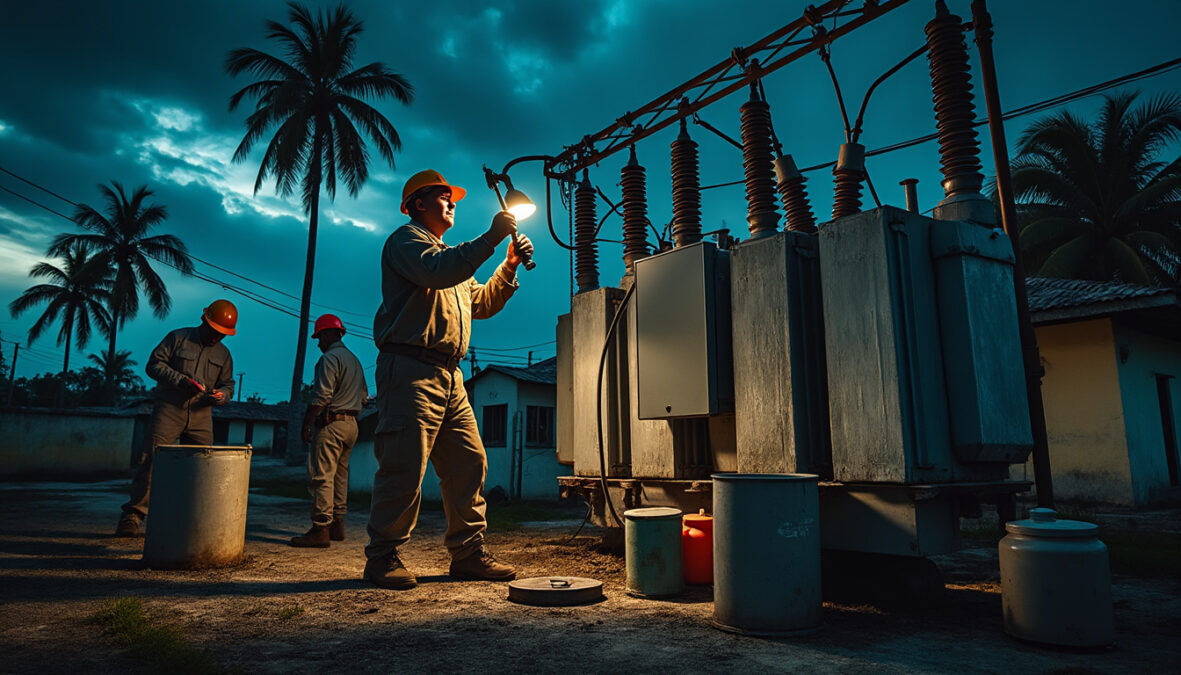 cuba s'efforce de restaurer son réseau électrique malgré la pénurie de carburant, mettant en œuvre des solutions pour rétablir l'approvisionnement en électricité et soutenir la population.