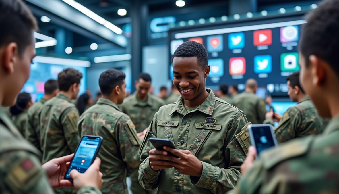 découvrez comment l'armée attire les nouvelles générations en utilisant les influenceurs militaires et les réseaux sociaux pour moderniser son image et son recrutement.