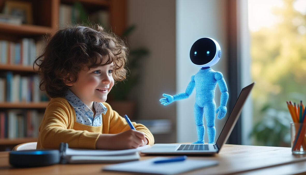 découvrez comment 74% des parents acceptent l'utilisation de l'intelligence artificielle pour aider aux devoirs, transformant l'éducation et le soutien scolaire.