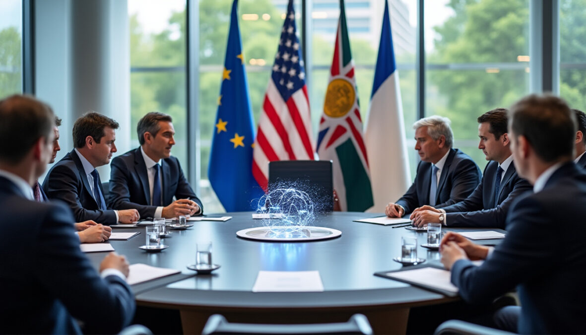 une coalition occidentale veut harmoniser les règles de l’intelligence artificielle, sans la participation des états-unis.