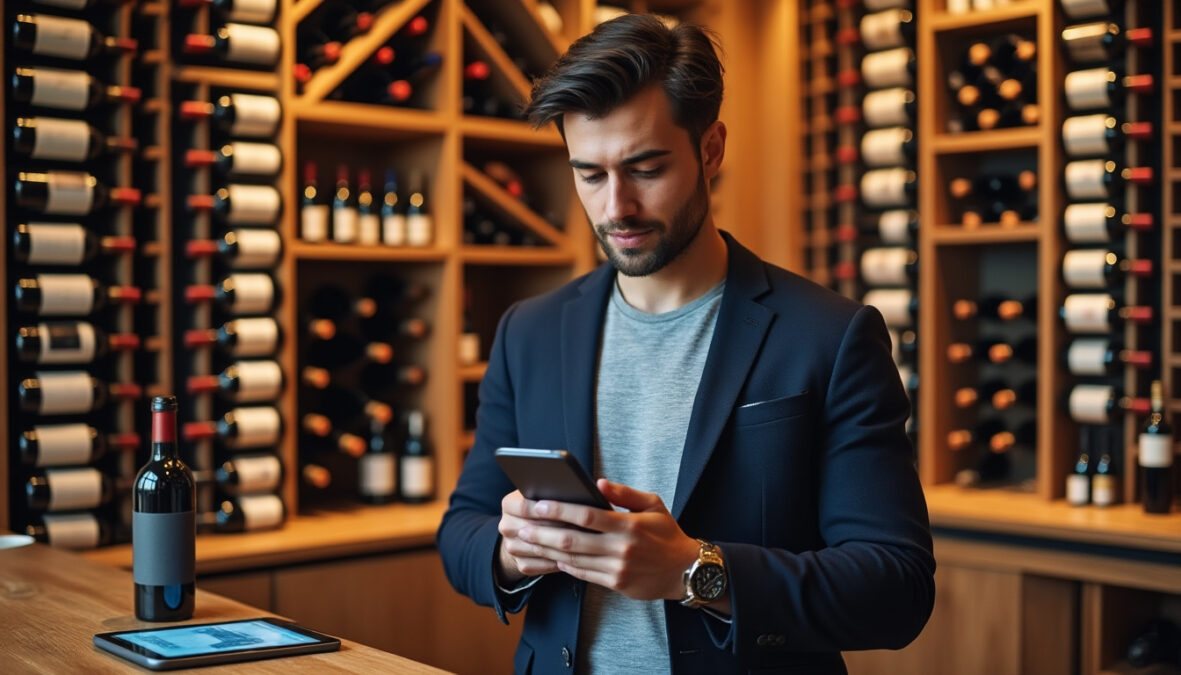 à 22 ans, tony fournales lance glouglou, une application pensée pour faciliter le suivi et la gestion de sa cave à vin.