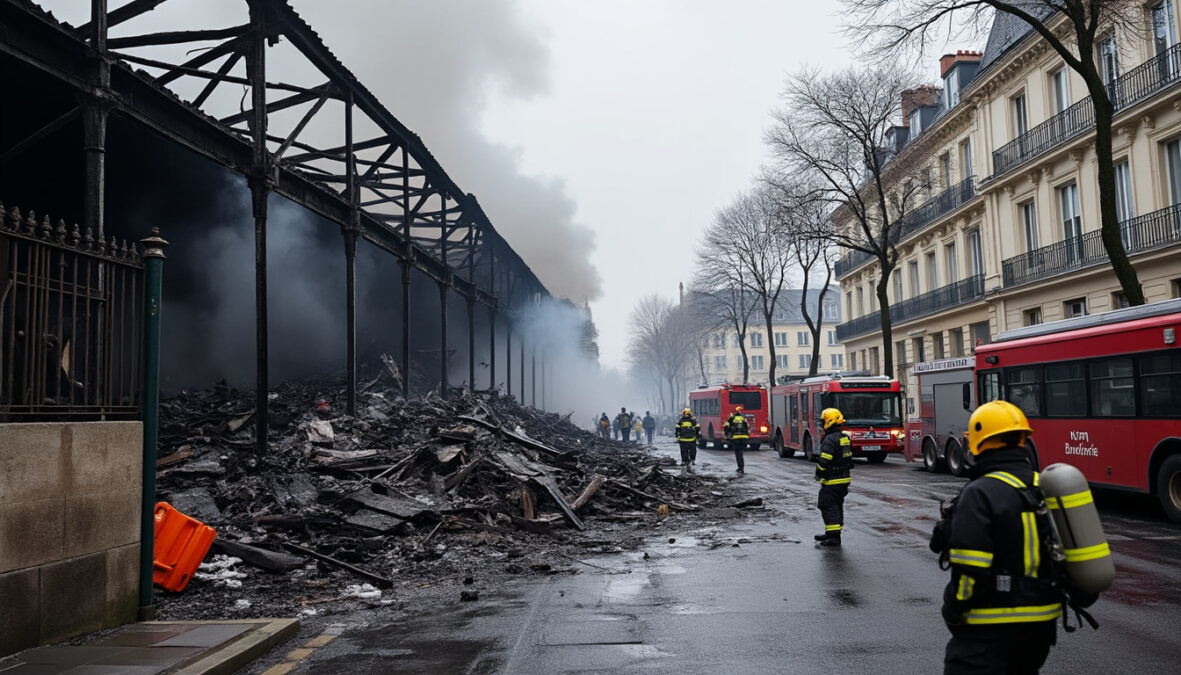 un incendie a ravagé le marché des enfants rouges à paris, annoncé comme « totalement détruit ». découvrez les premières informations sur le sinistre.